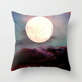 Tonight, I Am Dreaming That We Can Sleep Under The Same Moon. Throw Pillow