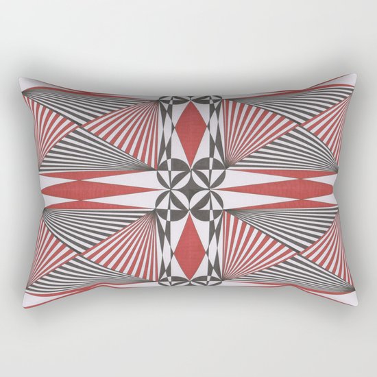 Quatro Magic Rubin Rectangular Pillow