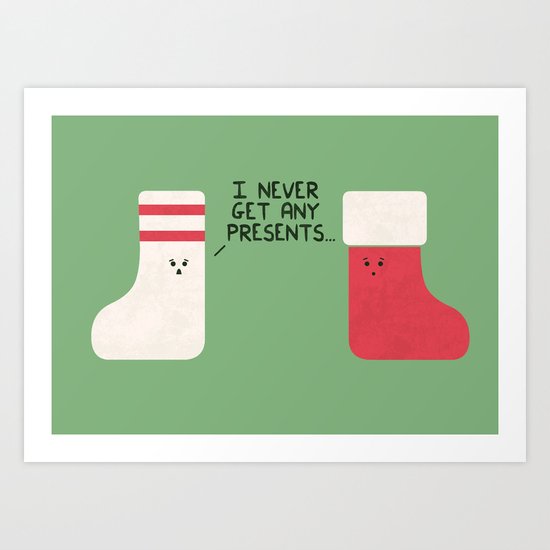 Socks To Be You Art Print