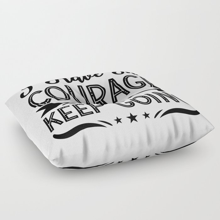 Mental Health I Have The Courage Anxiety Anxie Floor Pillow