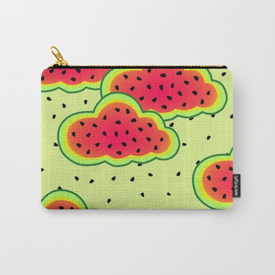 Watermelon Clouds Design Carry-All Pouch