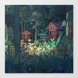 Chilling in the woods  Canvas Print