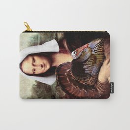 Mona Lisa Thanksgiving Pilgrim Carry-All Pouch
