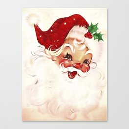 Vintage Santa 4 Canvas Print