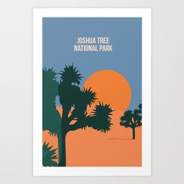 Enjoy The Sun And Explore The Wilderness Of The Joshua Tree National Park Art Print
