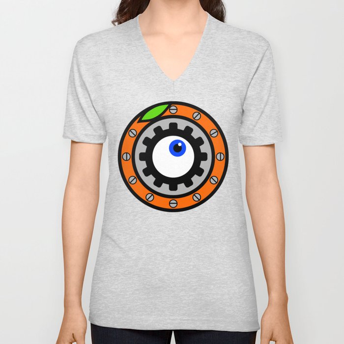Clockwerk Orange V Neck T Shirt