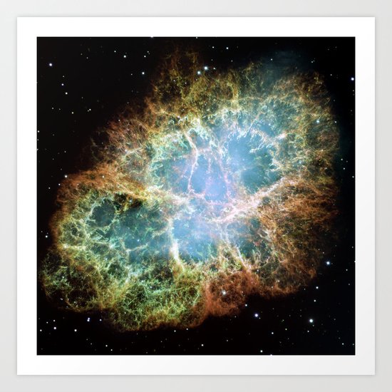 "Crab Nebula" Taurus Art Print