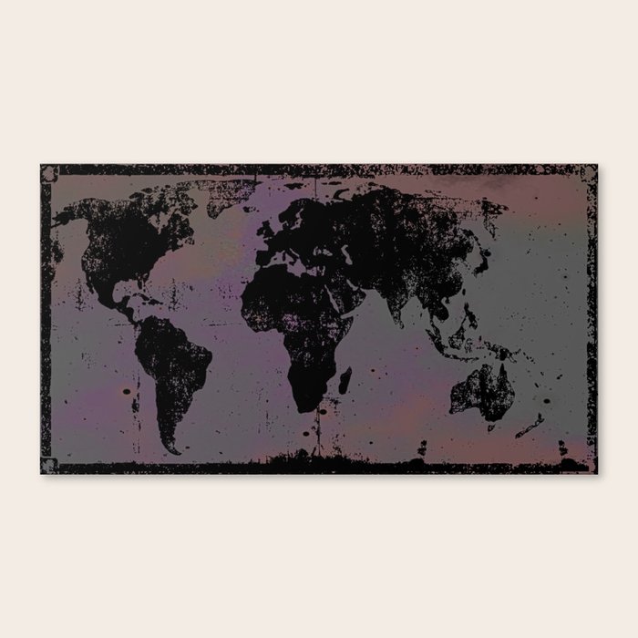 world map vintage Canvas Print by stabilen Society6