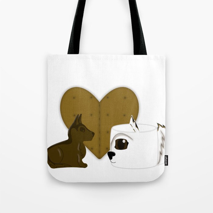 Puppymallow in Love Tote Bag