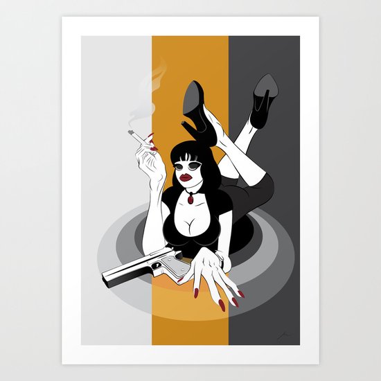 Miss Wallace Art Print