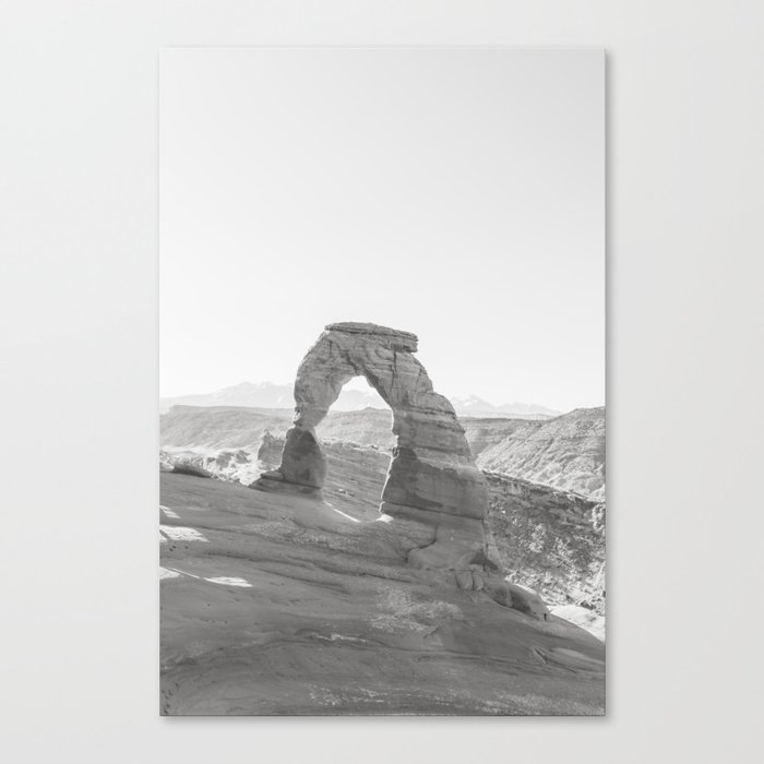 Delicate Arch - Arches National Park Travel Photography Canvas Print