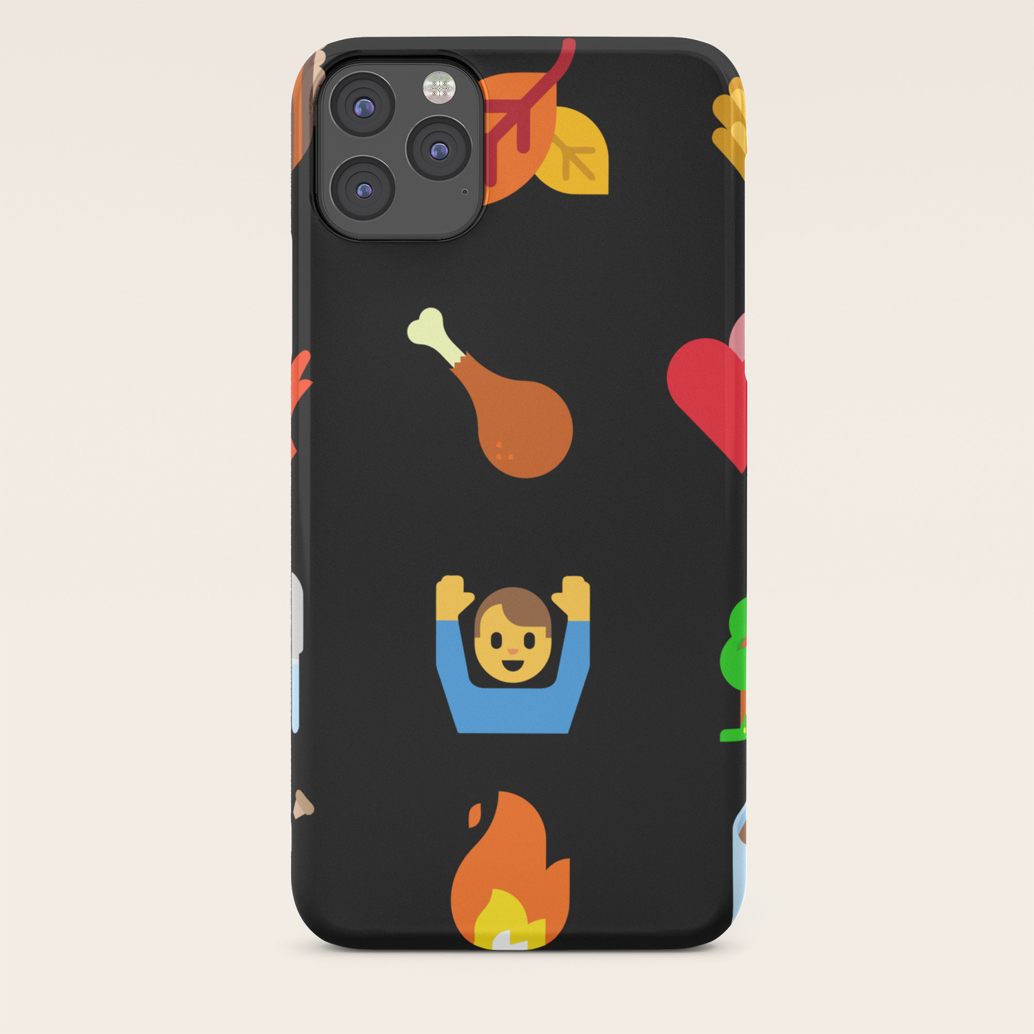 Thanksgiving Emoji Iphone Case By Mrsmitful Society6