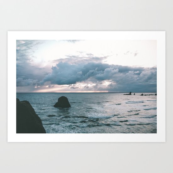 Oregon Coast X Art Print