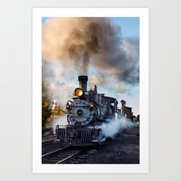 Steam Train, Cumbres & Toltec Railroad, New Mexico Art Print