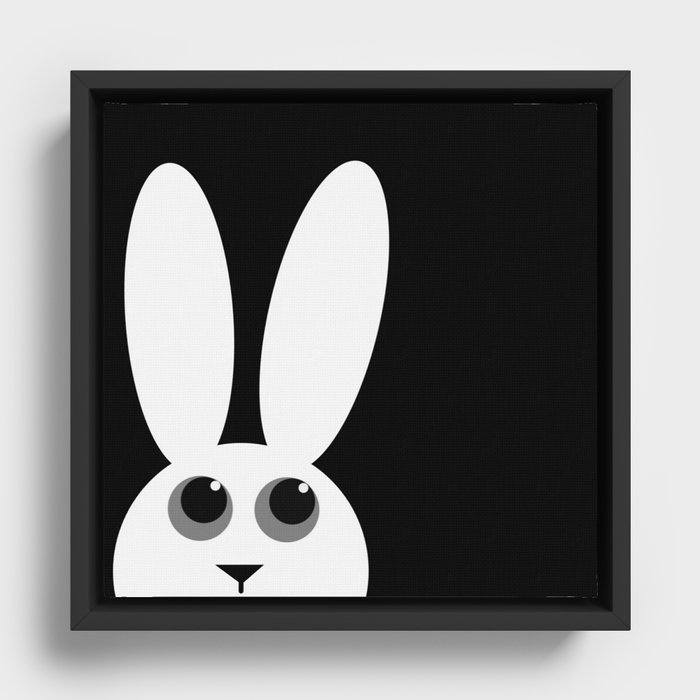 Bunny Framed Canvas