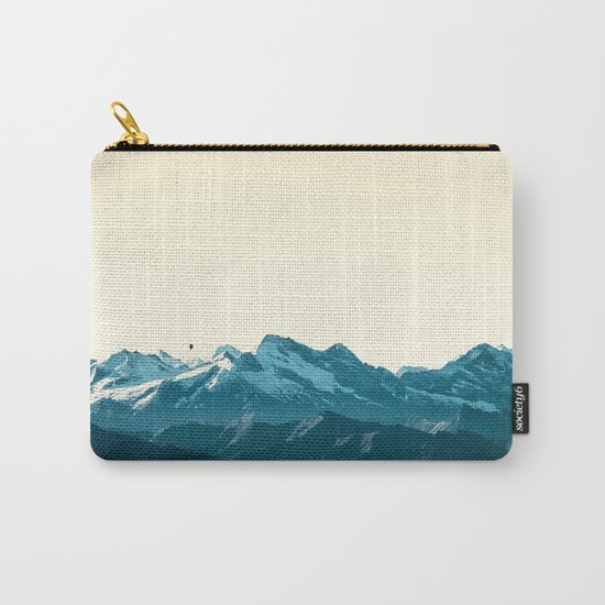 turquoise mountainscape Carry-All Pouch