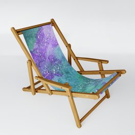 Galaxy - Purple & Green Sling Chair