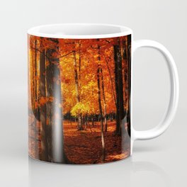 Fall Trees (orange) Coffee Mug