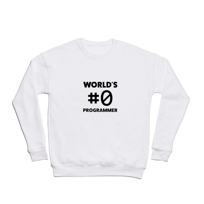 World's #0 programmer Crewneck Sweatshirt