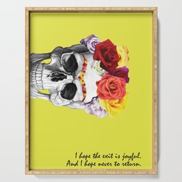 Frida's Last Quote Serving Tray
