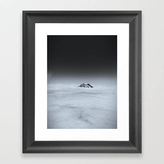 Higher than the Clouds (with an iPhone) Framed Art Print