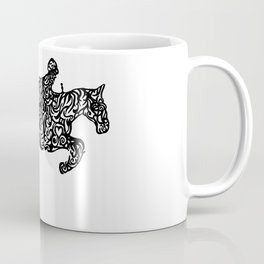 Jumping Horse Ink Artwork Mug