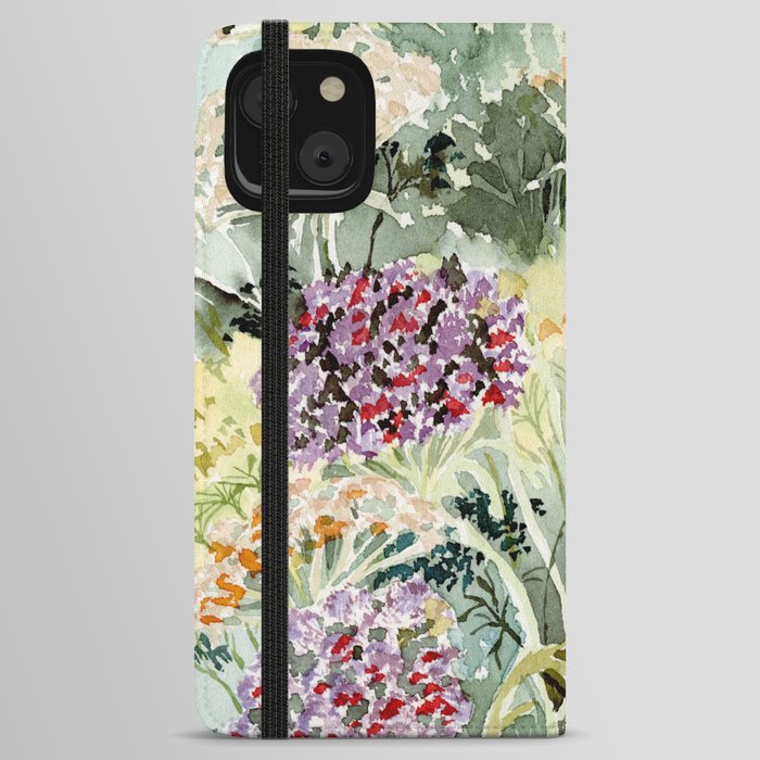 Loose Sketchbook Florals No. 4 iPhone Wallet Case