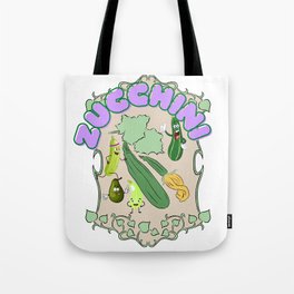 Zucchini for vegetarians Tote Bag