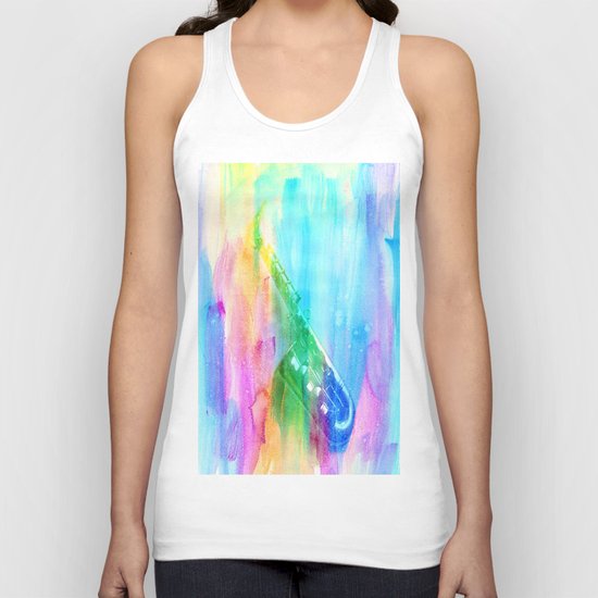 Sax Rainbow Unisex Tank Top