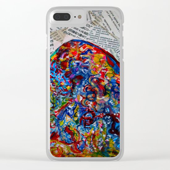 YIN YANG WORDS Clear iPhone Case