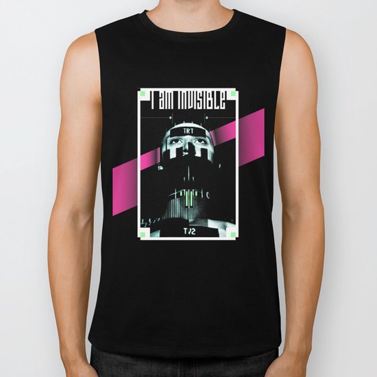 I AM INVISIBLE Biker Tank