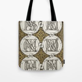 Vintage calligraphic poster Tote Bag