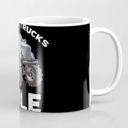Awesome Monster Trucks Rule Funny Trucks Gift Coffee Mug