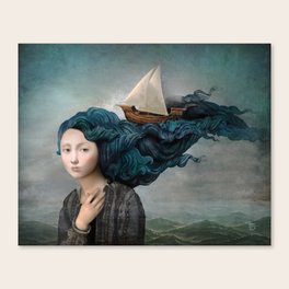 Message from the Sea Canvas Print