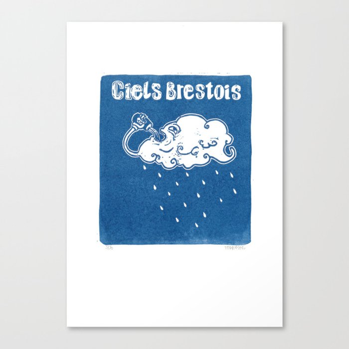 Ciels Brestois Canvas Print