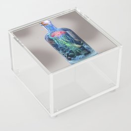 Jellyfish In a Bottle Acrylic Box