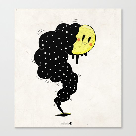 stay positive, stay happy Canvas Print