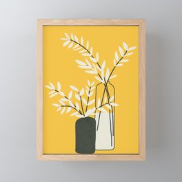 Abstract Vases Framed Mini Art Print