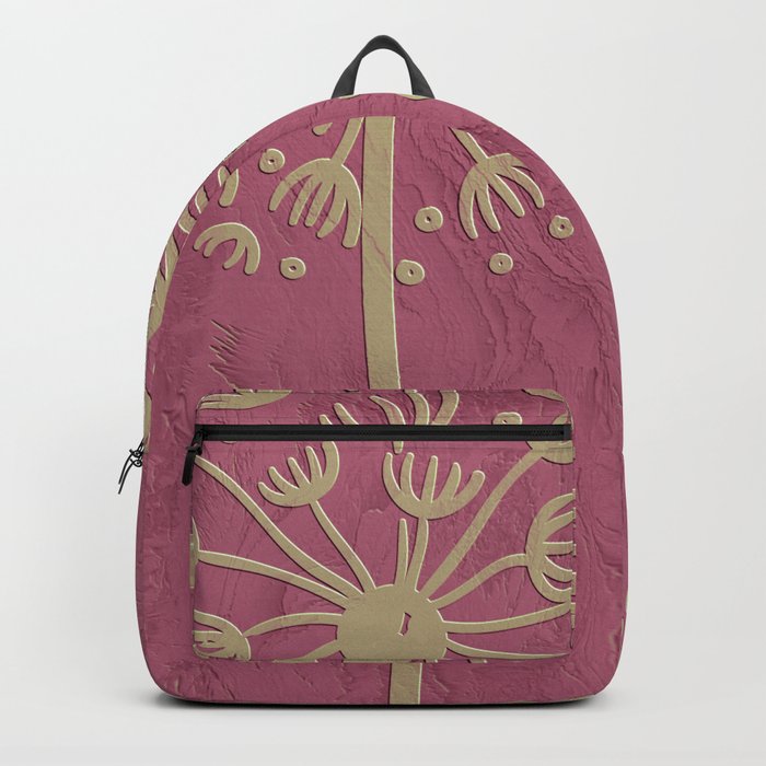 Dandelion Pair - Pink Backpack