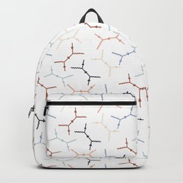 Compton scattering Feynman diagrams on White Backpack