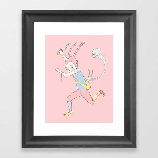 反擊 COUNTER PUNCH Framed Art Print