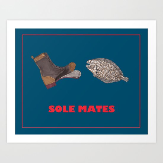 sole mates Art Print