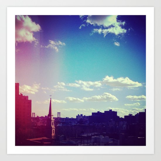 Sky Over Williamsburg Art Print