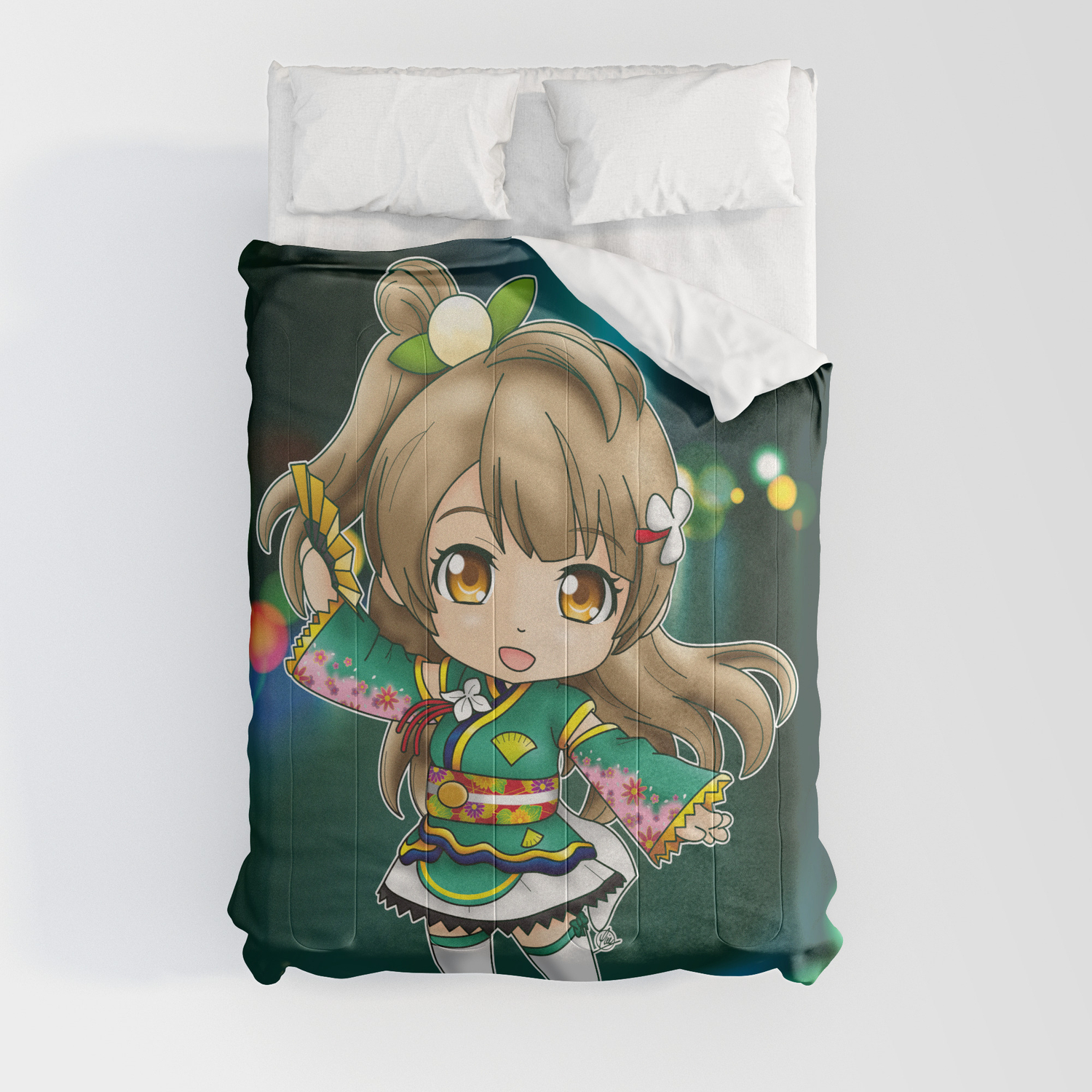 Kotori Angelic Angel Chibi Edit Comforters By Yue Graphic Design Society6 Kotori Angelic Angel Chibi Edit Comforters By Yue Graphic Design Society6