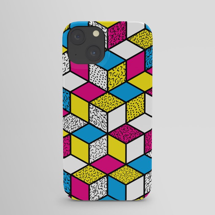 Memphis Design #7 iPhone Case