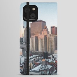 Views of NYC | Sunset in New York City iPhone Wallet Case