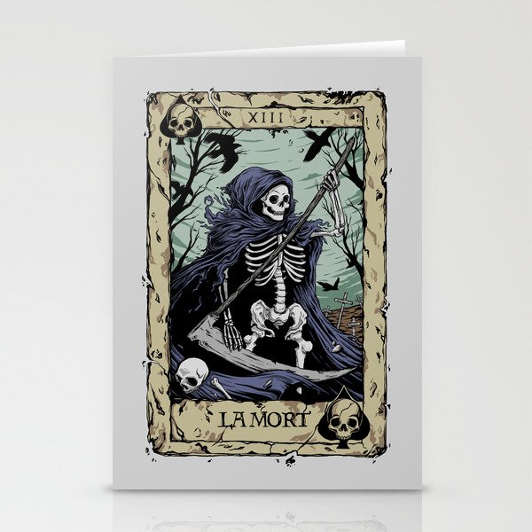 Death Card Stationery Cards