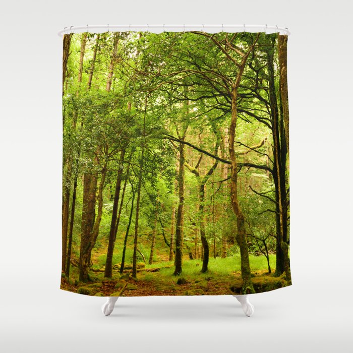 Spiritual Forest Shower Curtain By, Forest Shower Curtain