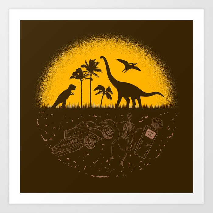 Fossil Fuel Art Print by Graham Dobson | Society6