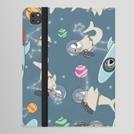 Sharks in Space iPad Folio Case